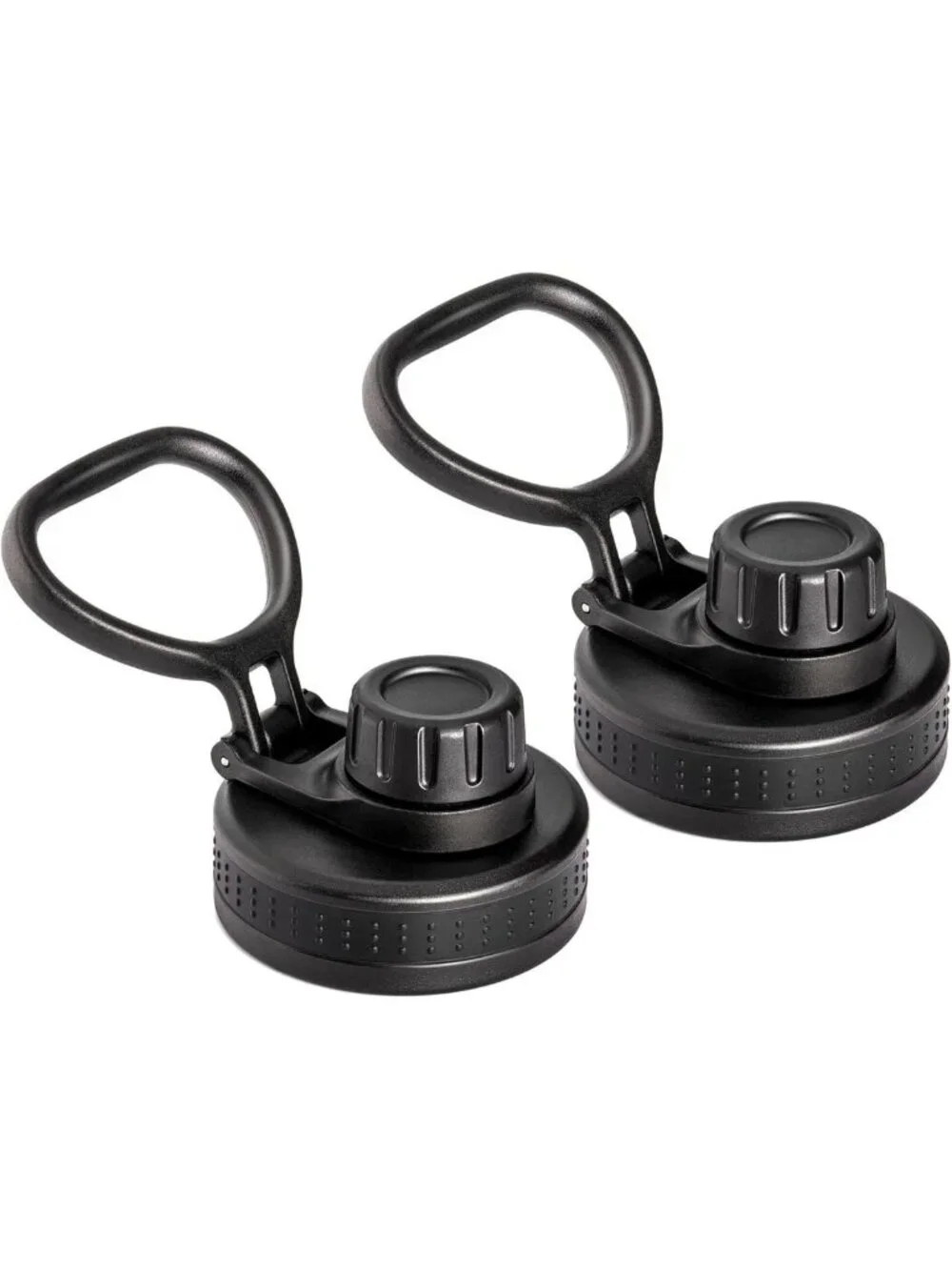 Leakproof Spout Lid Replacement for Wide Mouth Water Bottles - 2 Pack, BPA-Free